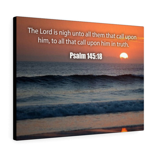 The Lord is Nigh Psalm 145:18 Christian Home Decor Bible Art Unframed-Express Your Love Gifts