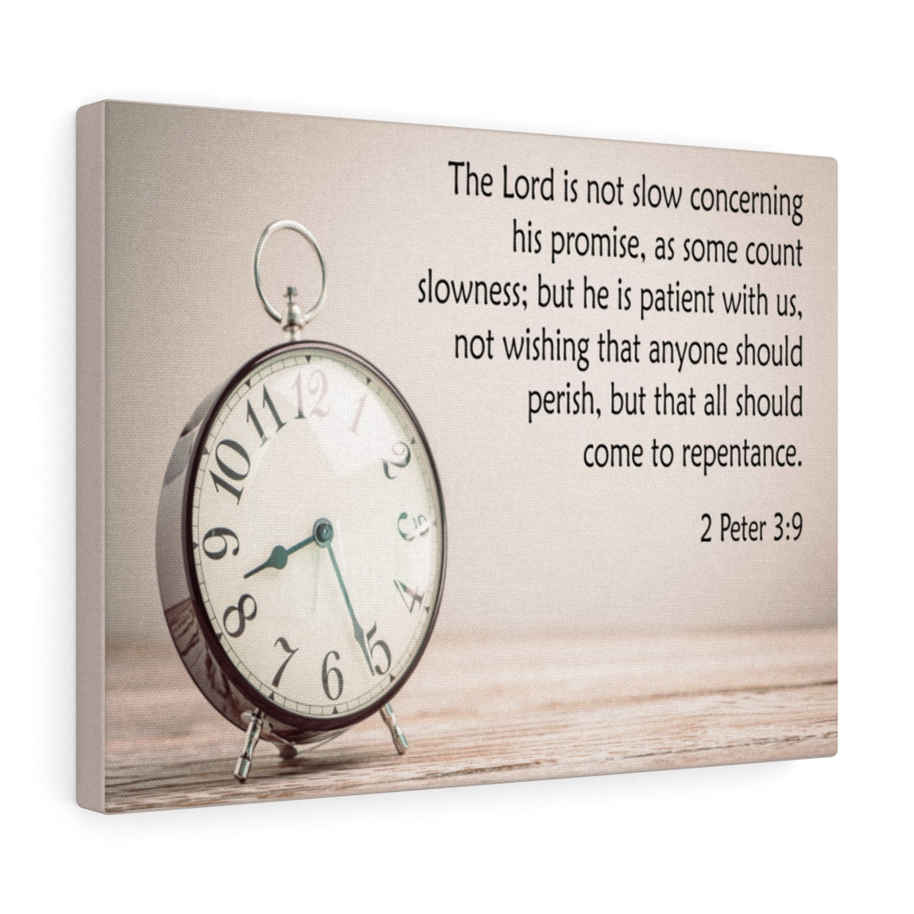 Scripture Walls The Lord is Not Slow 2 Peter 3:9 Wall Art Christian Home Decor Unframed-Express Your Love Gifts