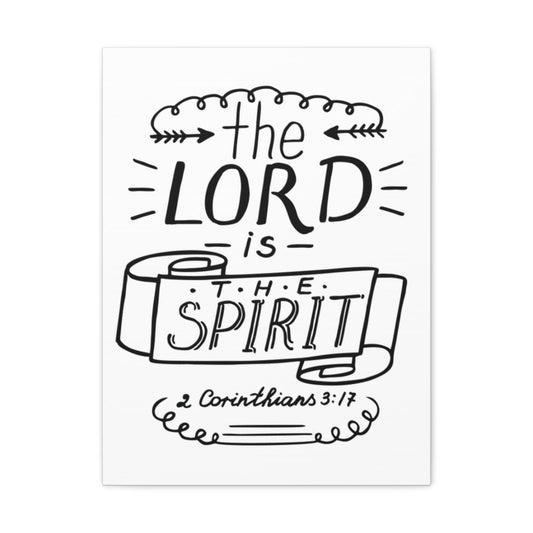 Scripture Walls The Lord is The Spirit 2 Corinthians 3:17 Christian Wall Art Bible Verse Print Ready To Hang Unframed-Express Your Love Gifts