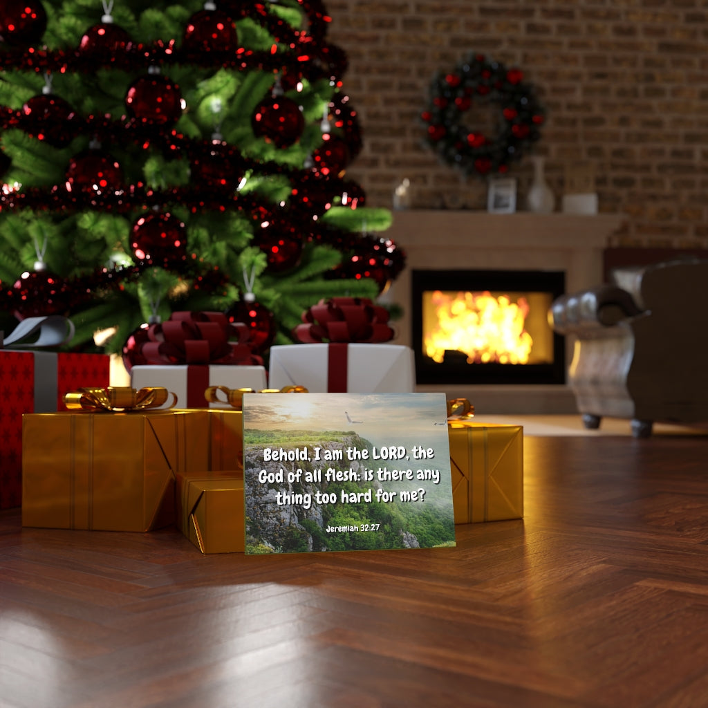 The Lord Jeremiah 32:27 Bible Verse Canvas Christian Wall Art Ready to Hang Unframed-Express Your Love Gifts