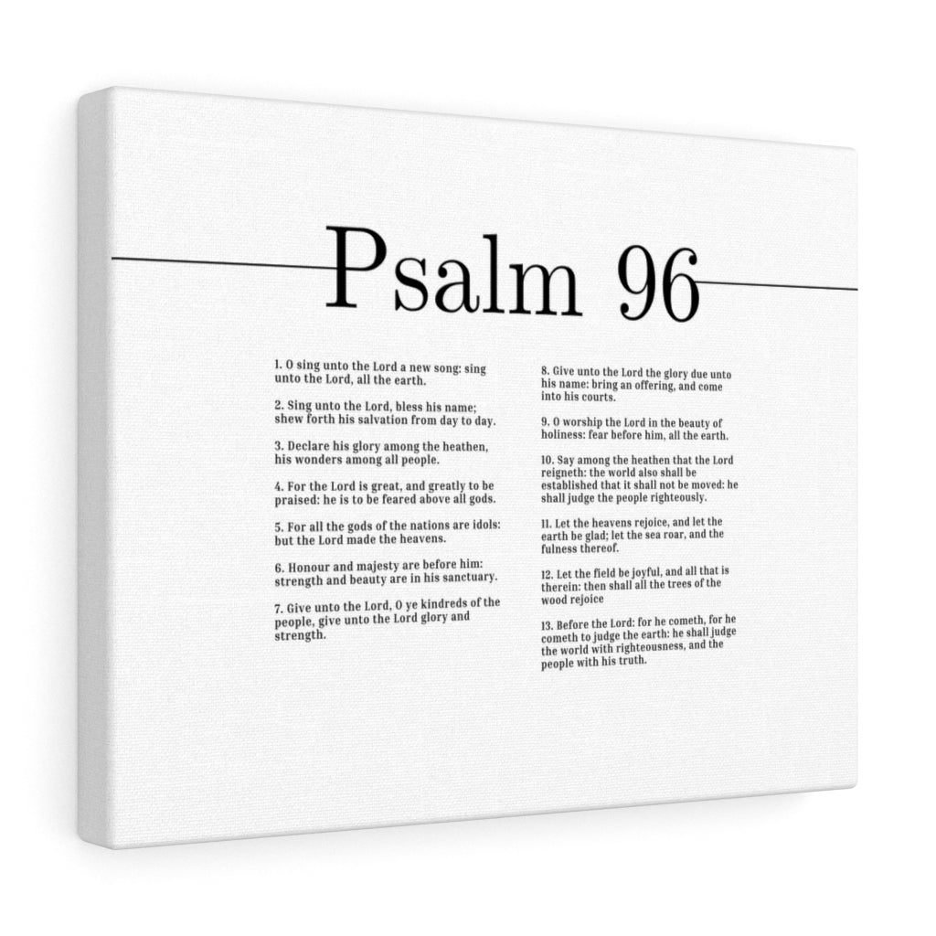 The Lord Made The Heavens Psalm 96 Bible Verse Canvas Christian Wall Art Ready to Hang Unframed-Express Your Love Gifts