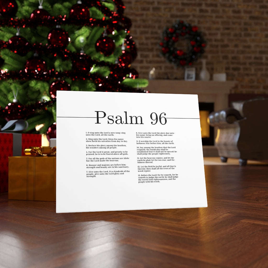 The Lord Made The Heavens Psalm 96 Bible Verse Canvas Christian Wall Art Ready to Hang Unframed-Express Your Love Gifts