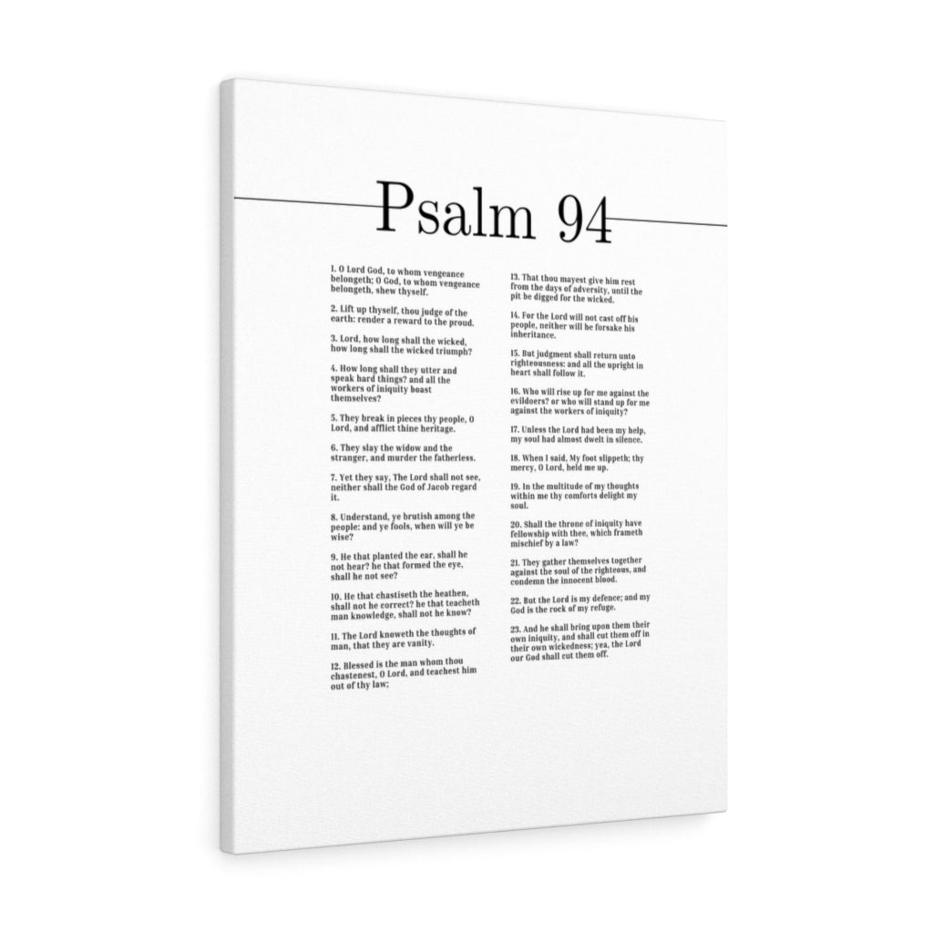 The Lord Our God Psalm 94 Bible Verse Canvas Christian Wall Art Ready to Hang Unframed-Express Your Love Gifts