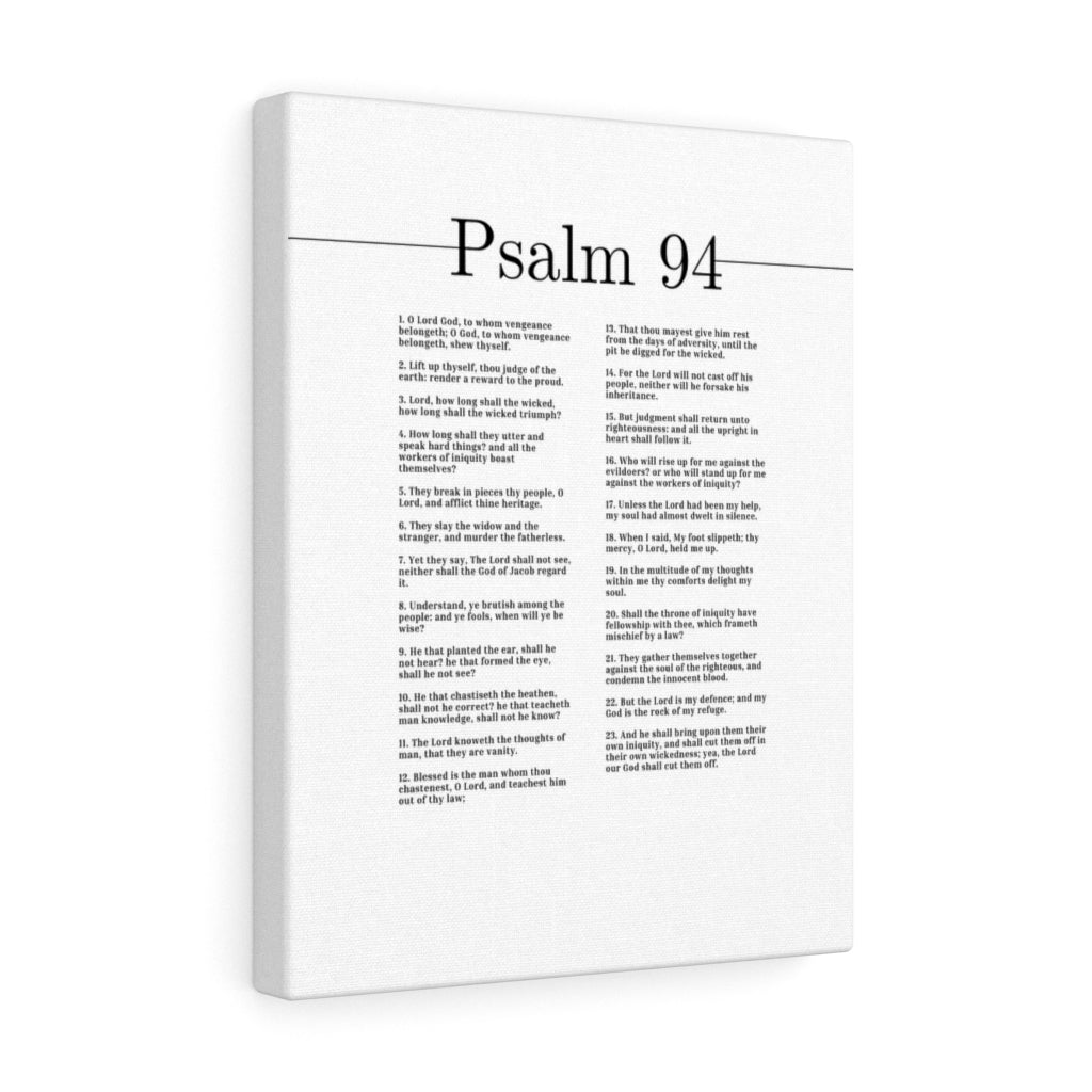 The Lord Our God Psalm 94 Bible Verse Canvas Christian Wall Art Ready to Hang Unframed-Express Your Love Gifts