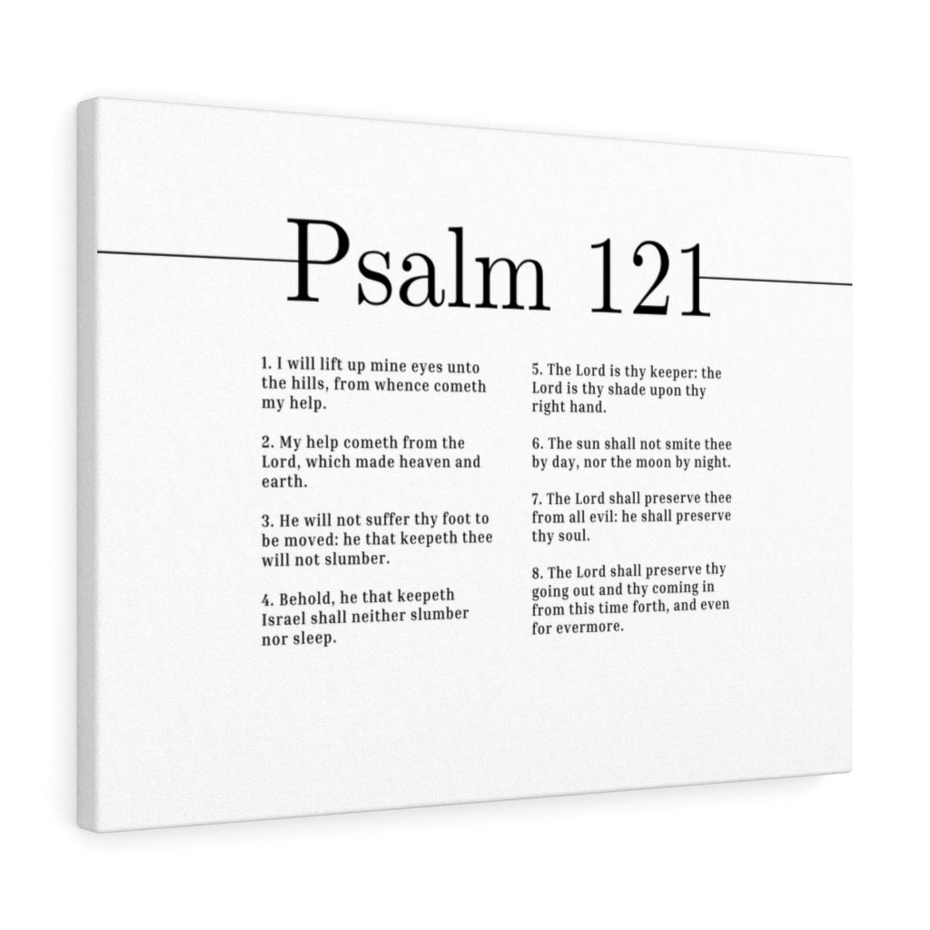 The Lord Shall Preserve Psalm 121 Bible Verse Canvas Christian Wall Art Ready to Hang Unframed-Express Your Love Gifts