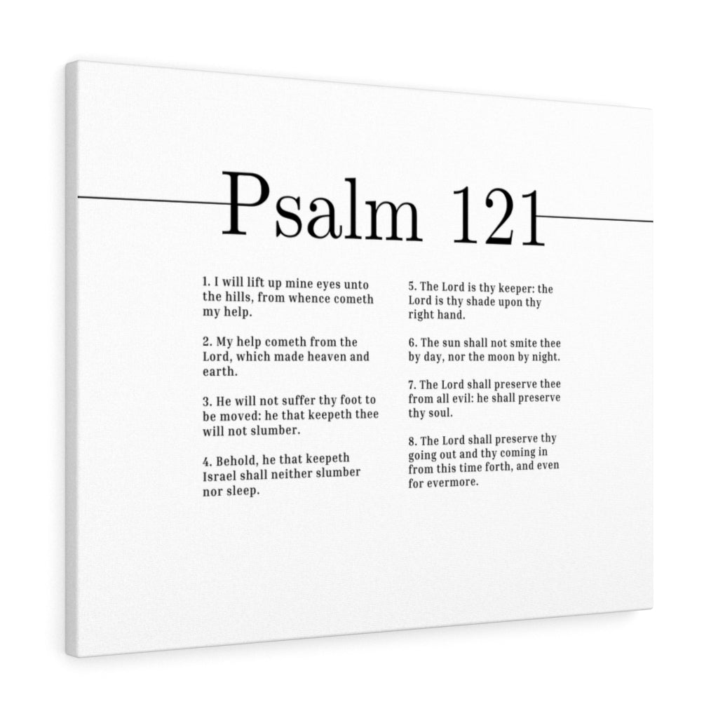 The Lord Shall Preserve Psalm 121 Bible Verse Canvas Christian Wall Art Ready to Hang Unframed-Express Your Love Gifts
