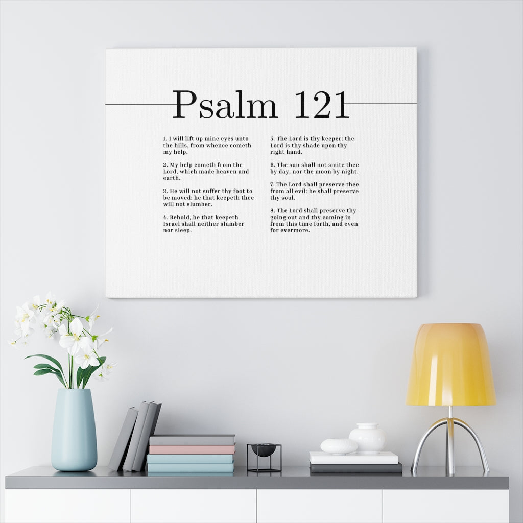 The Lord Shall Preserve Psalm 121 Bible Verse Canvas Christian Wall Art Ready to Hang Unframed-Express Your Love Gifts