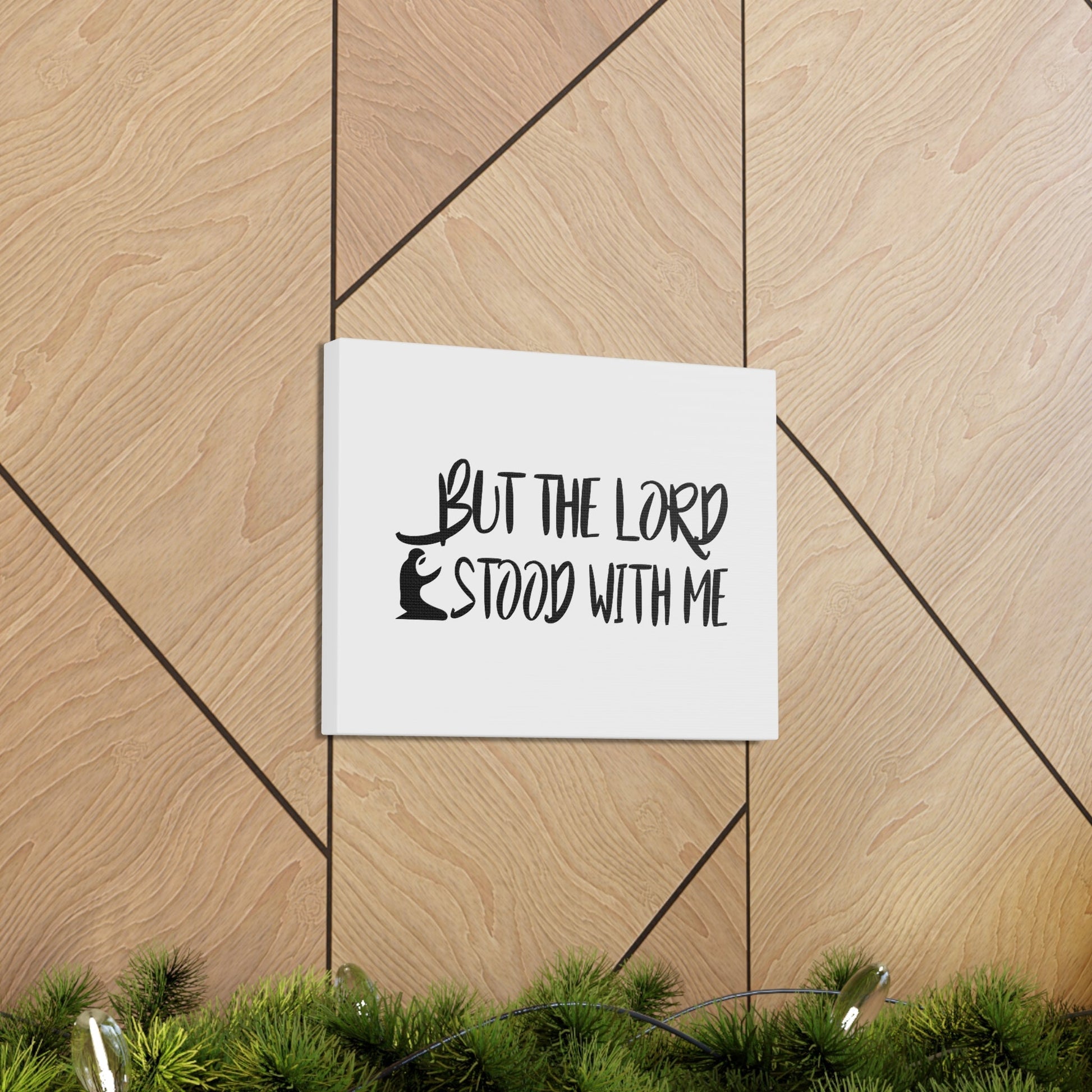 The Lord Stood With Me Isaiah 41:13 Christian Wall Art Bible Verse Print Ready to Hang Unframed-Express Your Love Gifts