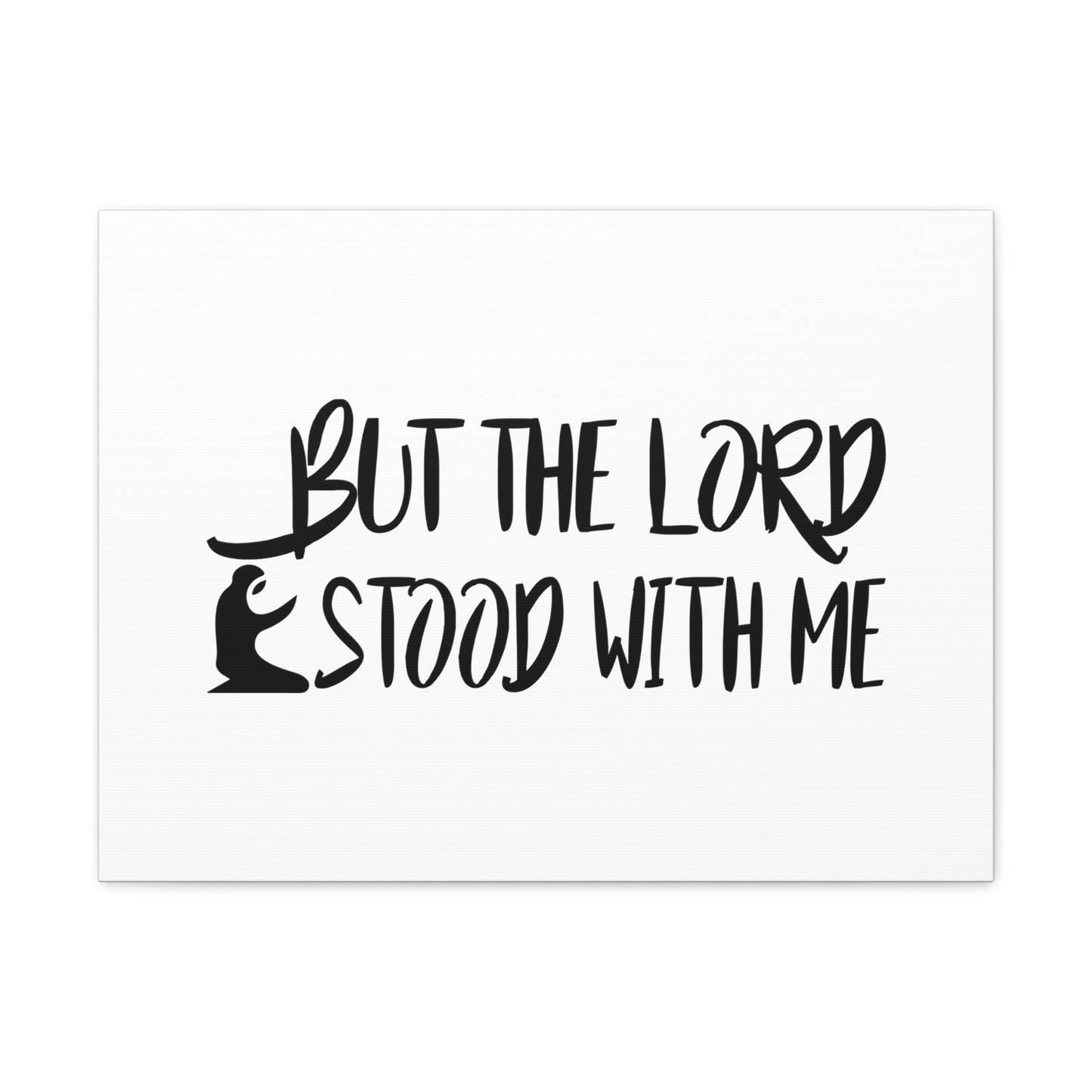 The Lord Stood With Me Isaiah 41:13 Christian Wall Art Bible Verse Print Ready to Hang Unframed-Express Your Love Gifts
