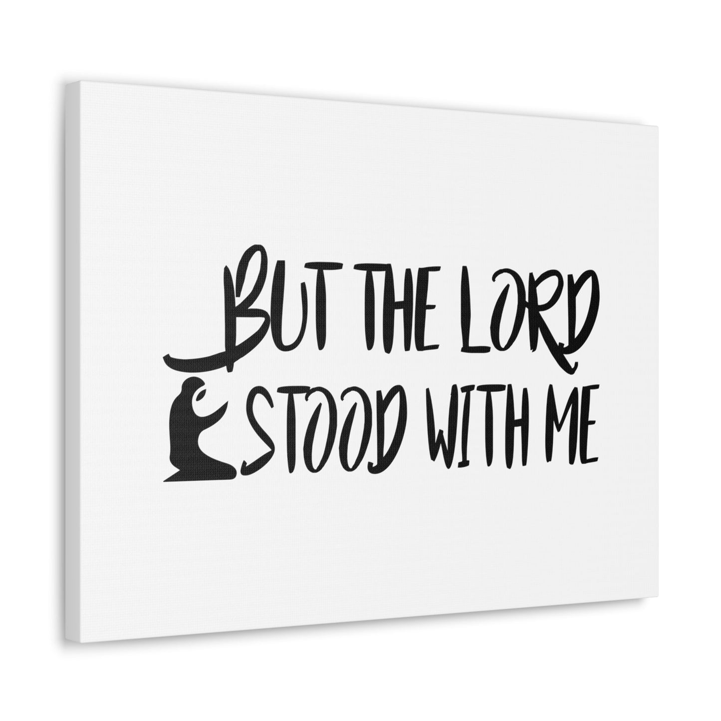 The Lord Stood With Me Isaiah 41:13 Christian Wall Art Bible Verse Print Ready to Hang Unframed-Express Your Love Gifts