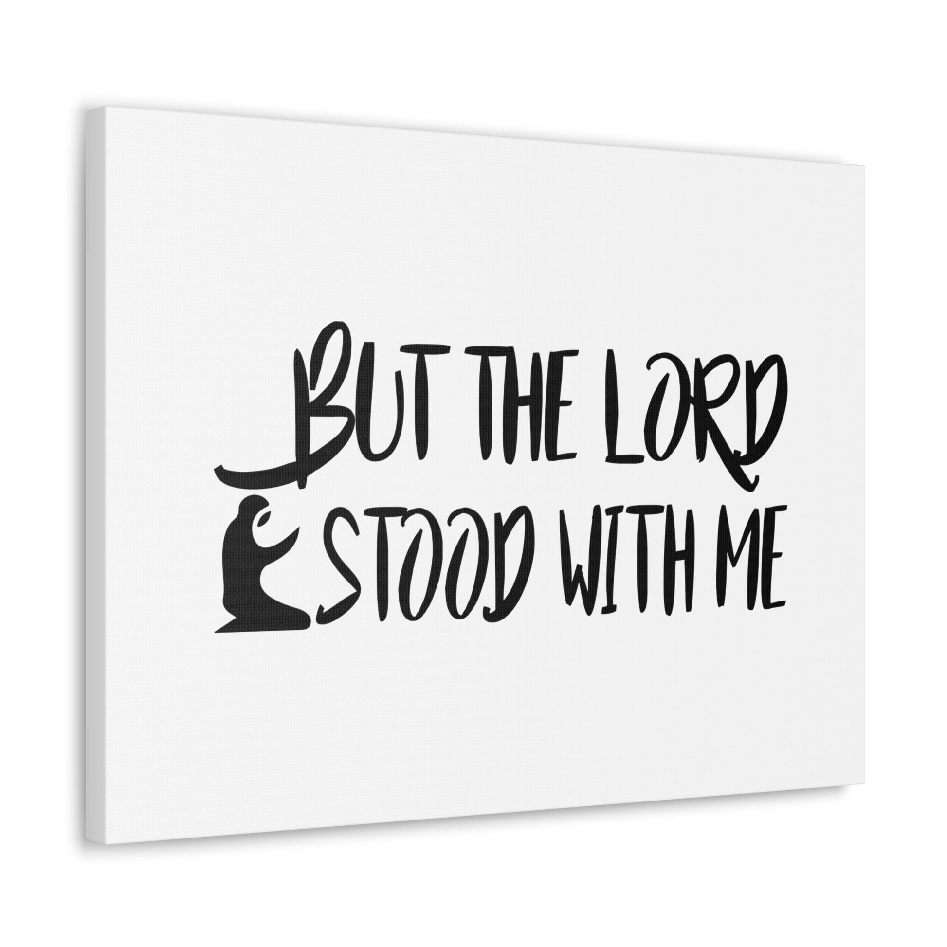 The Lord Stood With Me Isaiah 41:13 Christian Wall Art Bible Verse Print Ready to Hang Unframed-Express Your Love Gifts
