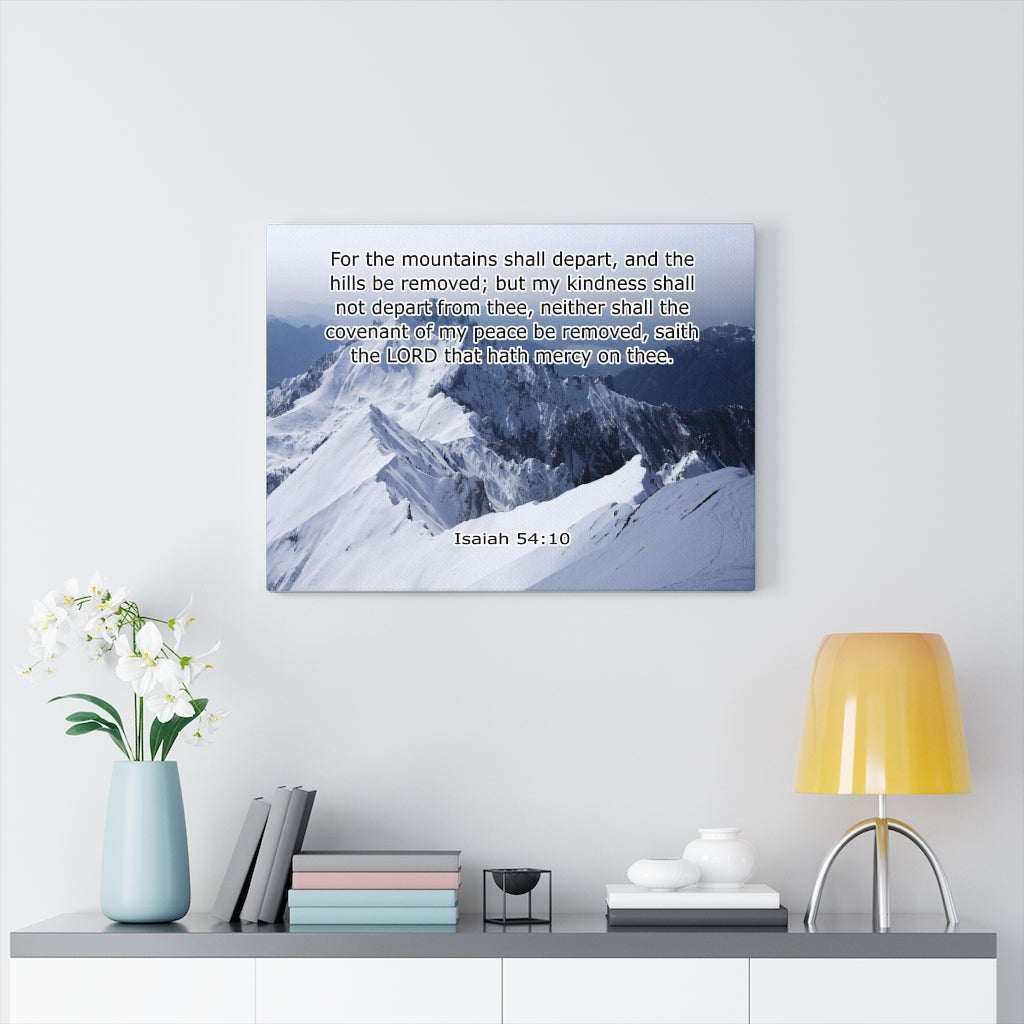 Scripture Walls The Lord That Hath Mercy Isaiah 54:10 Wall Art Christian Home Decor Unframed-Express Your Love Gifts