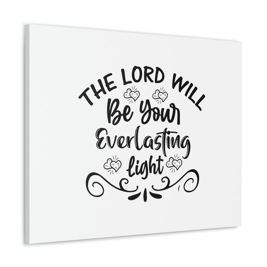 The Lord Will Be Your Everlasting Light Isaiah 60:20 Christian Wall Art Bible Verse Print Ready to Hang Unframed-Express Your Love Gifts
