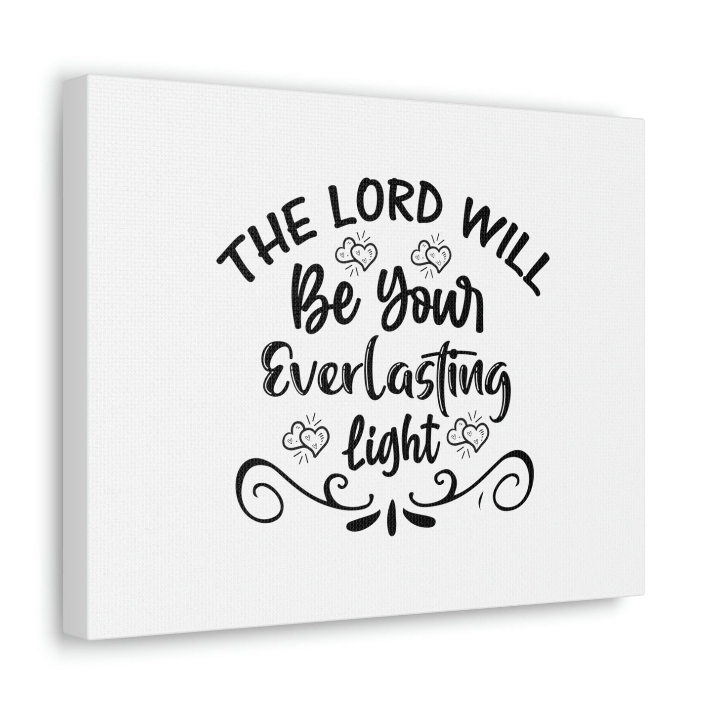 The Lord Will Be Your Everlasting Light Isaiah 60:20 Christian Wall Art Bible Verse Print Ready to Hang Unframed-Express Your Love Gifts