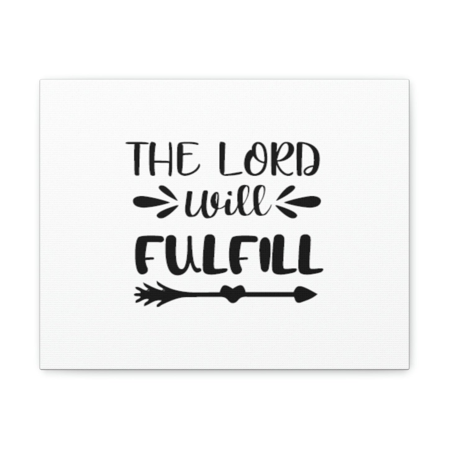 The Lord Will Fulfill Psalm 138:8 Arrow Christian Wall Art Bible Verse Print Ready to Hang Unframed-Express Your Love Gifts
