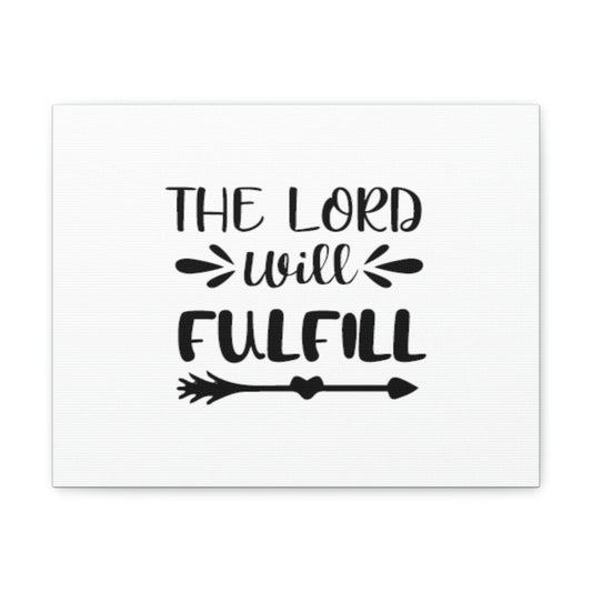 The Lord Will Fulfill Psalm 138:8 Arrow Christian Wall Art Bible Verse Print Ready to Hang Unframed-Express Your Love Gifts
