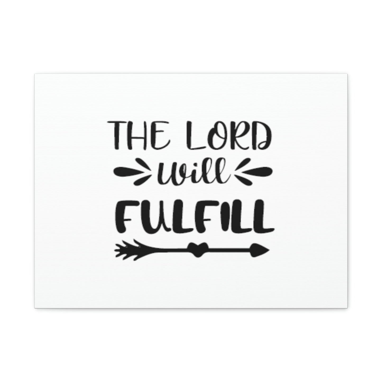 The Lord Will Fulfill Psalm 138:8 Arrow Christian Wall Art Bible Verse Print Ready to Hang Unframed-Express Your Love Gifts