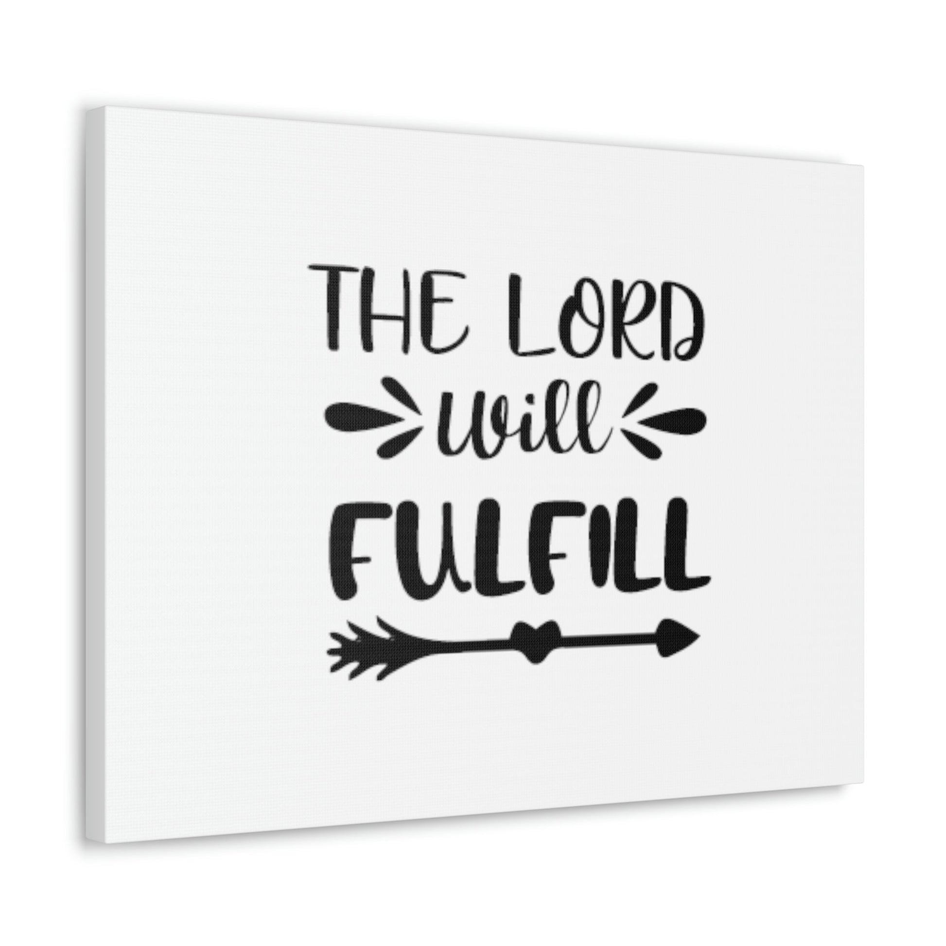 The Lord Will Fulfill Psalm 138:8 Arrow Christian Wall Art Bible Verse Print Ready to Hang Unframed-Express Your Love Gifts