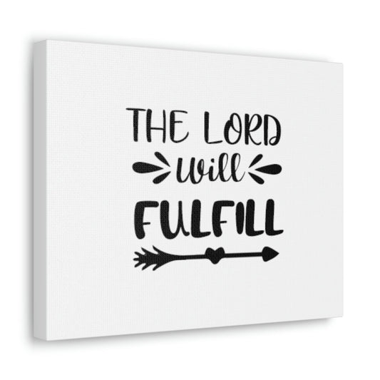 The Lord Will Fulfill Psalm 138:8 Arrow Christian Wall Art Bible Verse Print Ready to Hang Unframed-Express Your Love Gifts