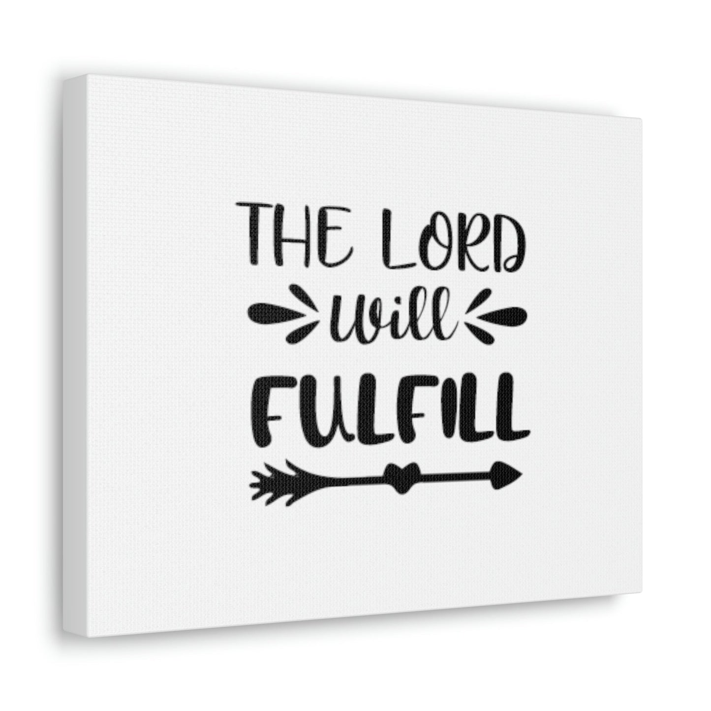 The Lord Will Fulfill Psalm 138:8 Arrow Christian Wall Art Bible Verse Print Ready to Hang Unframed-Express Your Love Gifts
