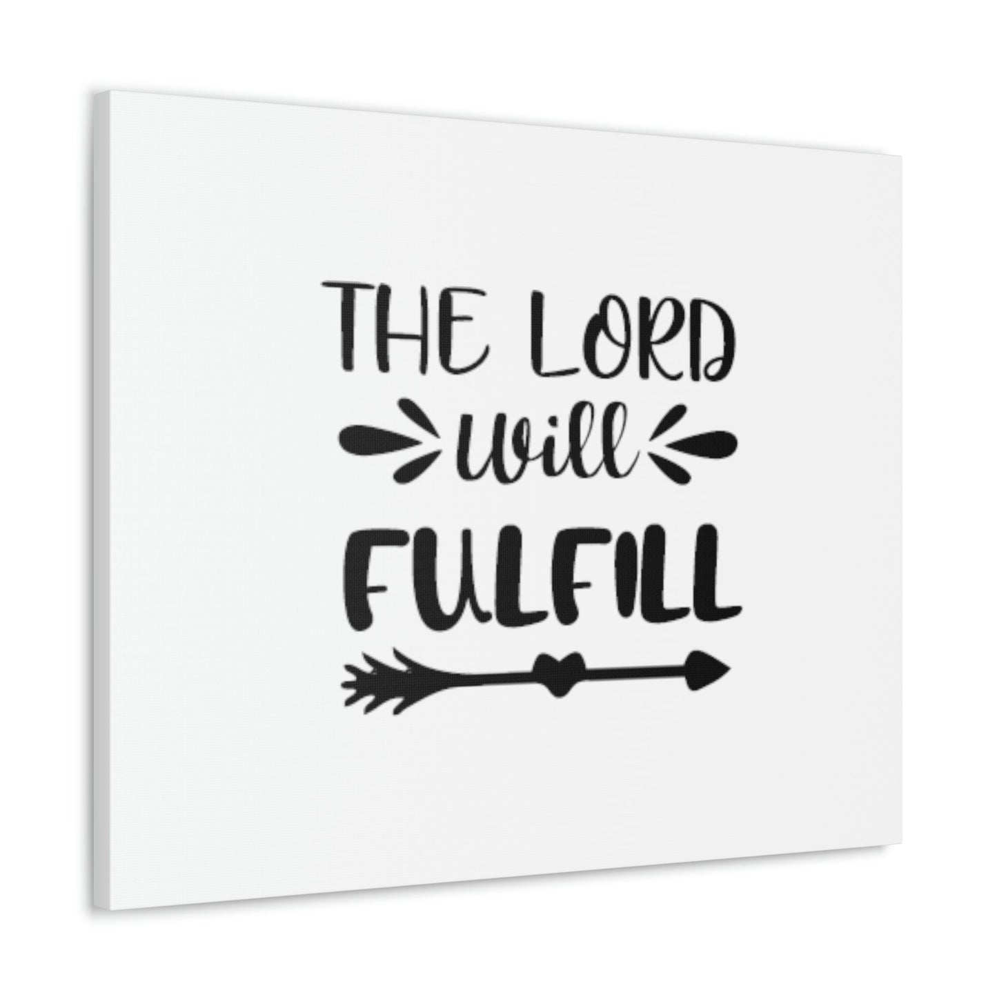The Lord Will Fulfill Psalm 138:8 Arrow Christian Wall Art Bible Verse Print Ready to Hang Unframed-Express Your Love Gifts