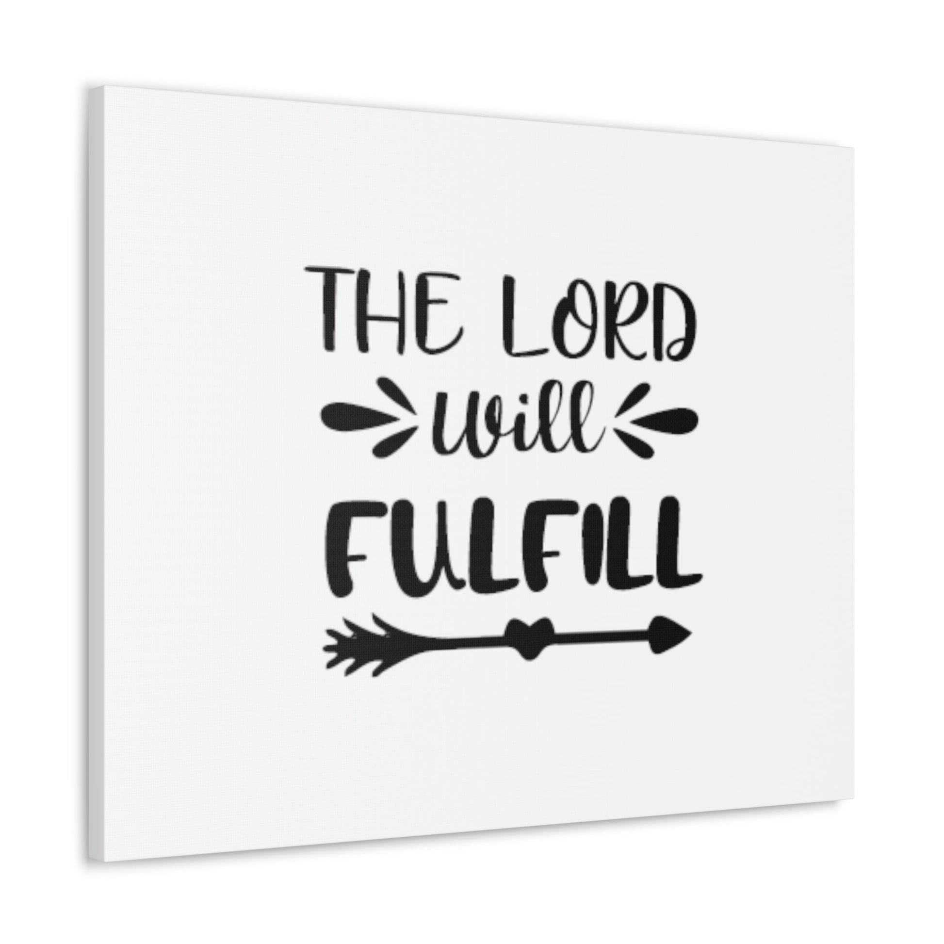 The Lord Will Fulfill Psalm 138:8 Arrow Christian Wall Art Bible Verse Print Ready to Hang Unframed-Express Your Love Gifts