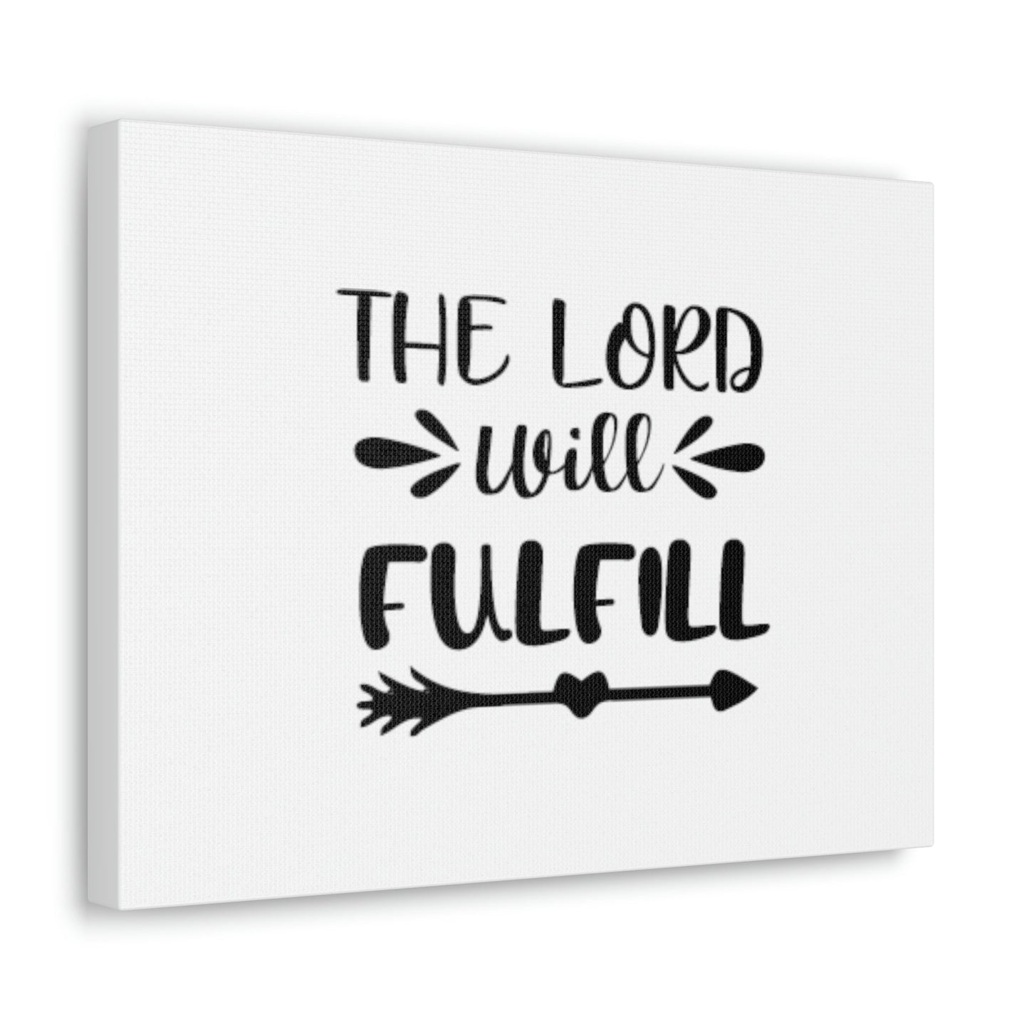 The Lord Will Fulfill Psalm 138:8 Arrow Christian Wall Art Bible Verse Print Ready to Hang Unframed-Express Your Love Gifts