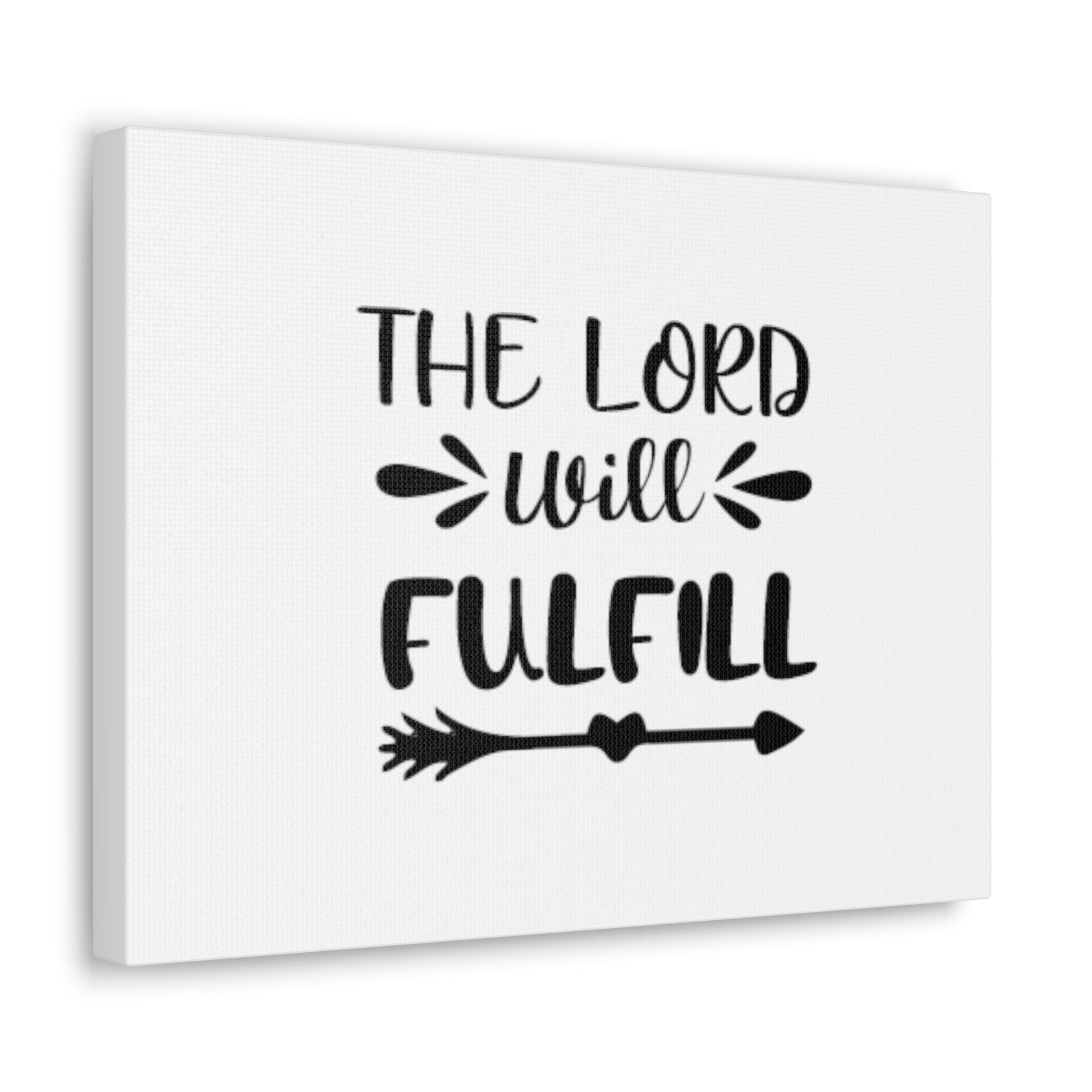 The Lord Will Fulfill Psalm 138:8 Arrow Christian Wall Art Bible Verse Print Ready to Hang Unframed-Express Your Love Gifts