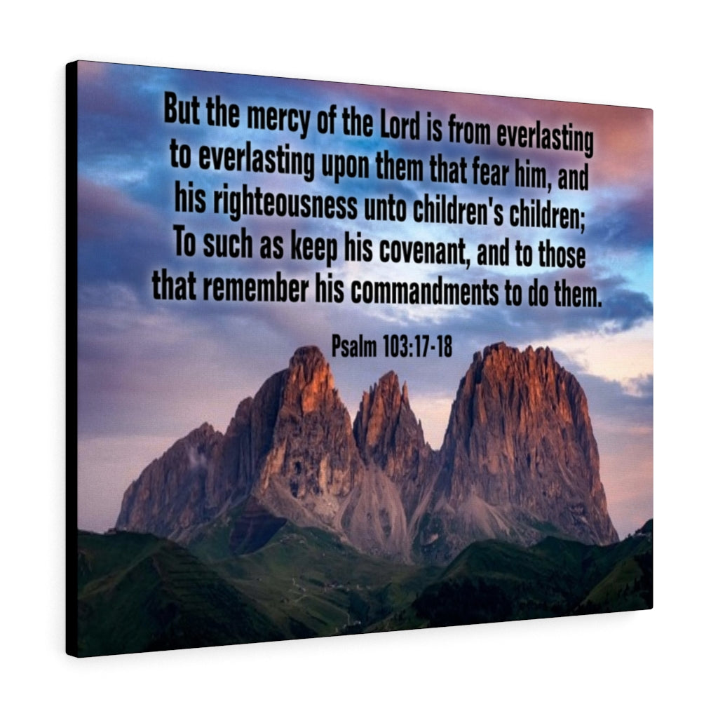 The Mercy of The Lord Psalm 118:24 Christian Home Decor Bible Art Unframed-Express Your Love Gifts