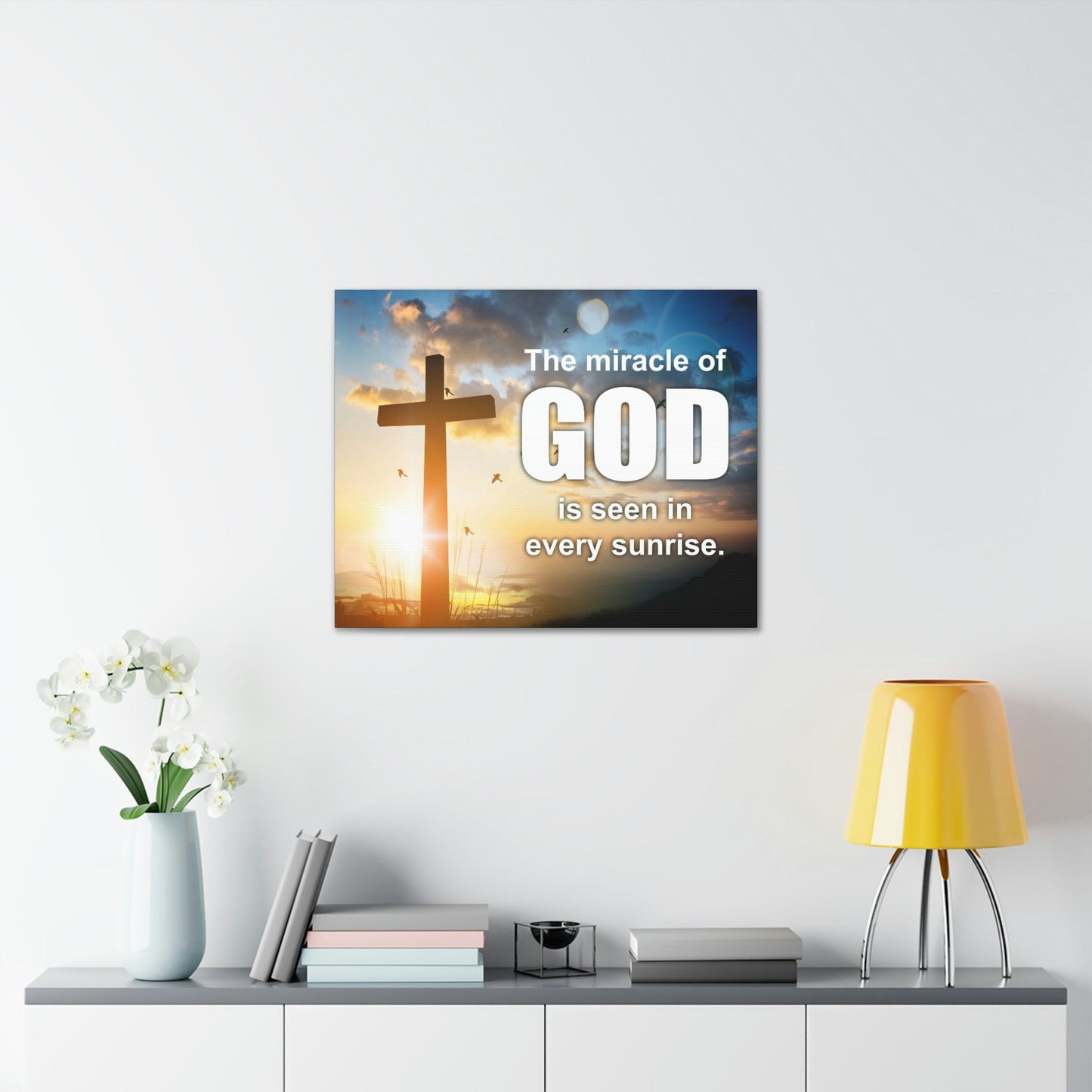 Scripture Walls The Miracle of God Psalm 118:24 Christian Wall Art Bible Verse Print Ready to Hang Unframed-Express Your Love Gifts