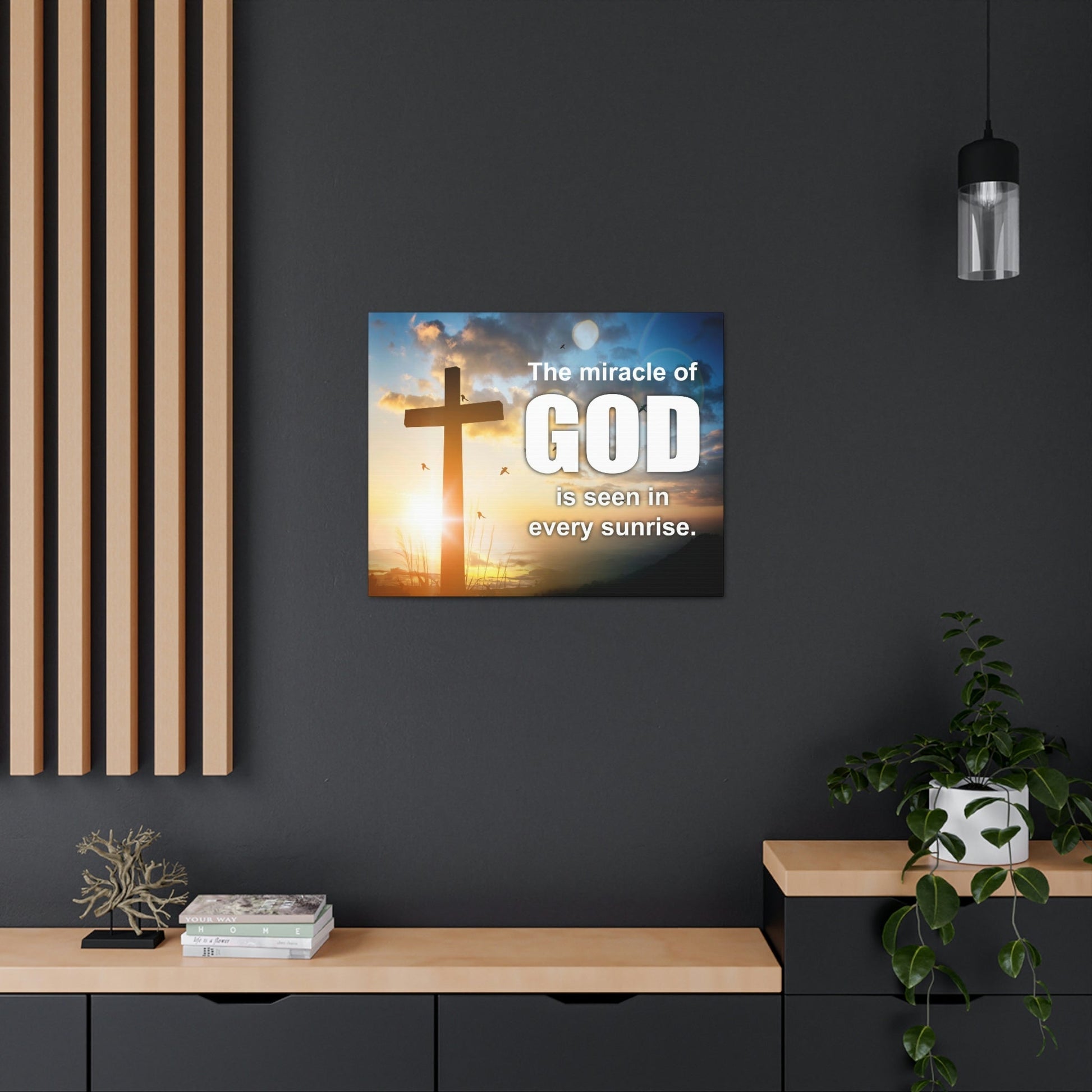 Scripture Walls The Miracle of God Psalm 118:24 Christian Wall Art Bible Verse Print Ready to Hang Unframed-Express Your Love Gifts