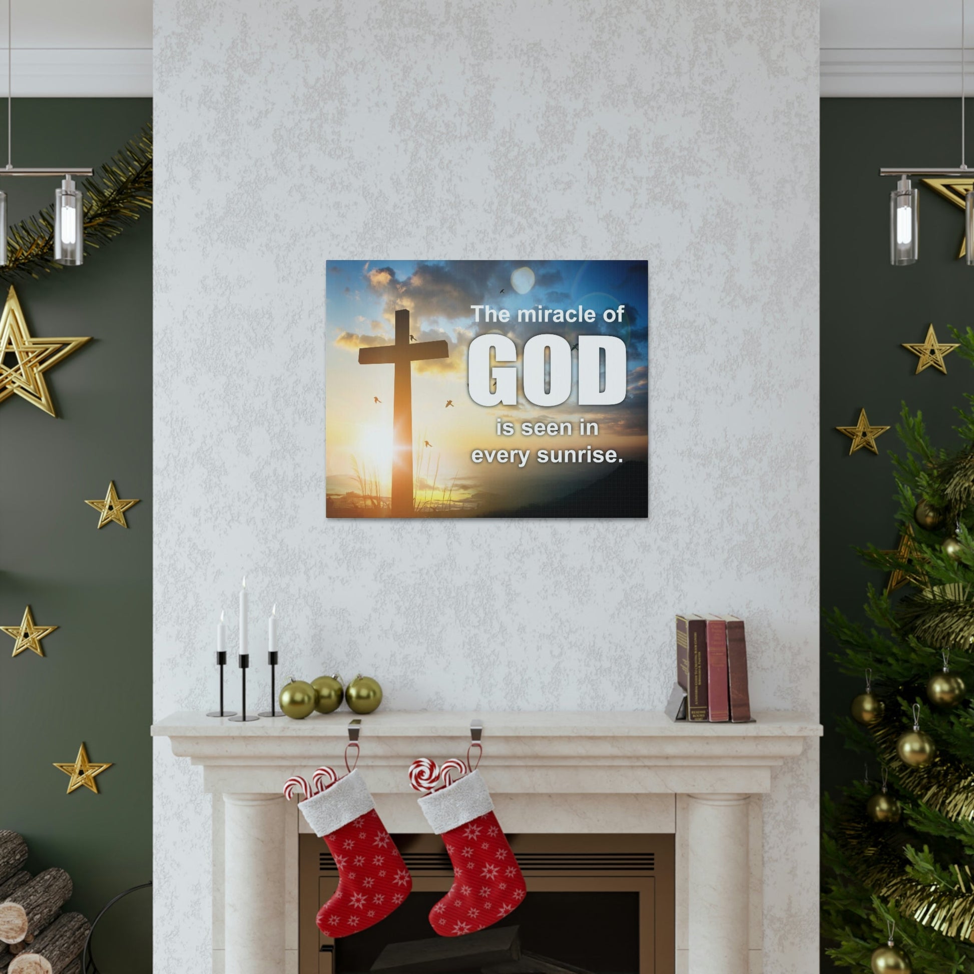 Scripture Walls The Miracle of God Psalm 118:24 Christian Wall Art Bible Verse Print Ready to Hang Unframed-Express Your Love Gifts