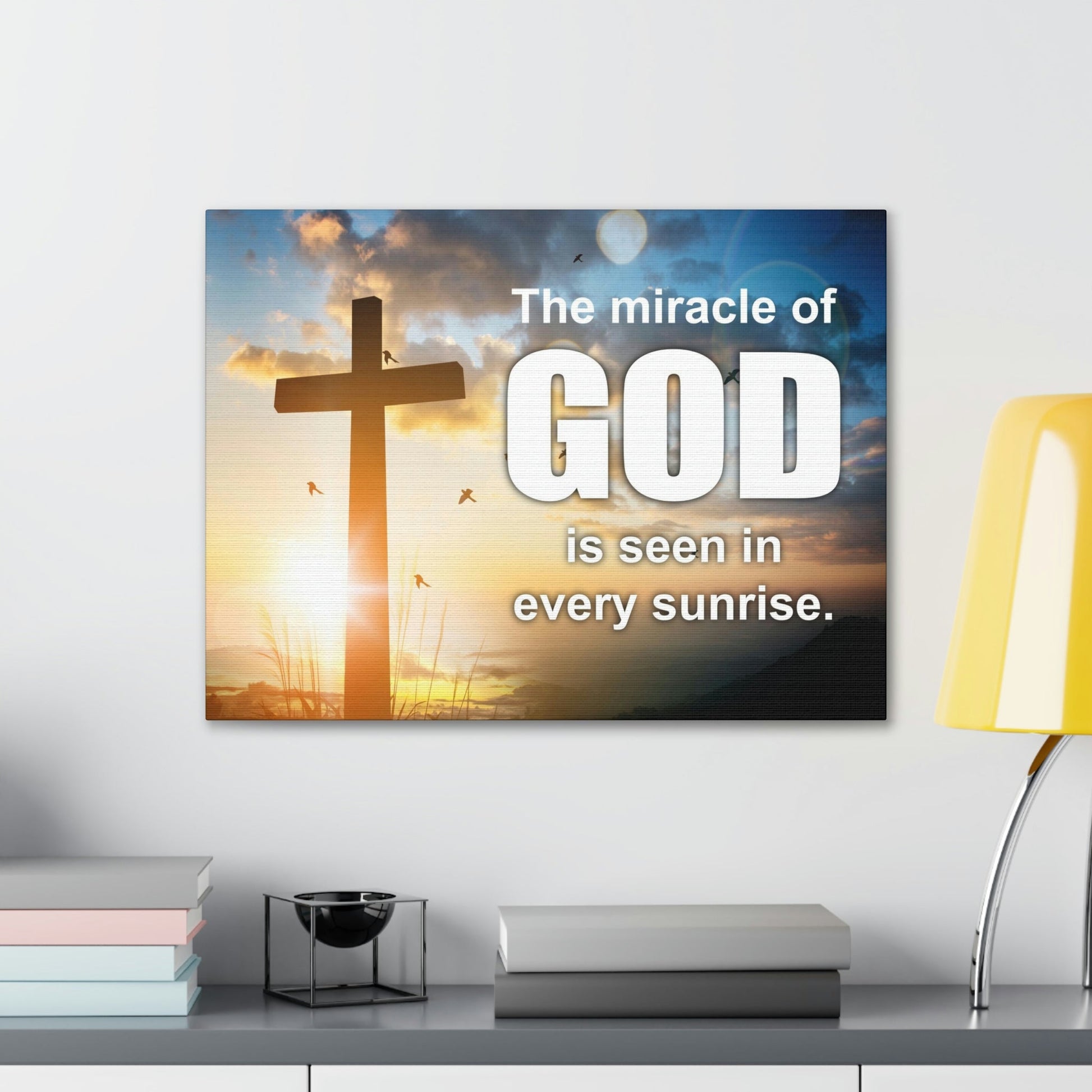 Scripture Walls The Miracle of God Psalm 118:24 Christian Wall Art Bible Verse Print Ready to Hang Unframed-Express Your Love Gifts
