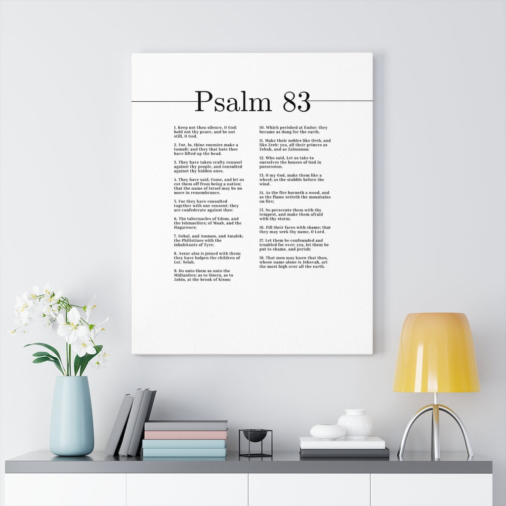 The Most High Over All The Earth Psalm 83 Bible Verse Canvas Christian Wall Art Ready to Hang Unframed-Express Your Love Gifts