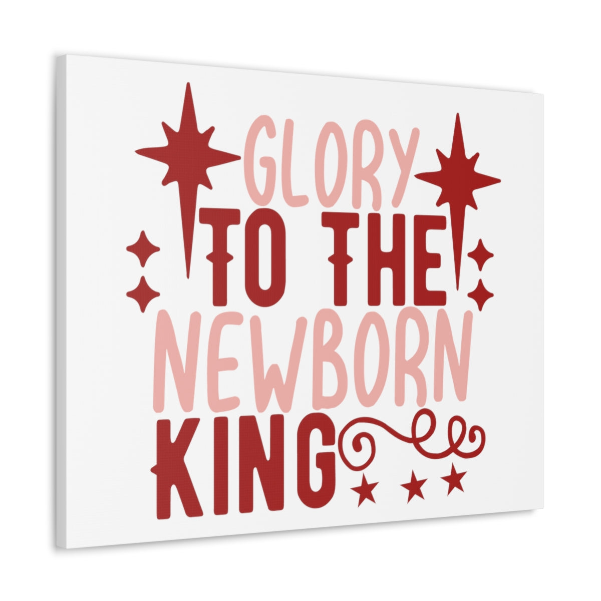 Scripture Walls The Newborn King Luke 2:13-14 Christian Wall Art Print Ready to Hang Unframed-Express Your Love Gifts