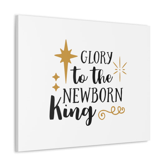 The Newborn King Luke 2:14 Star Christian Wall Art Bible Verse Print Ready to Hang Unframed-Express Your Love Gifts