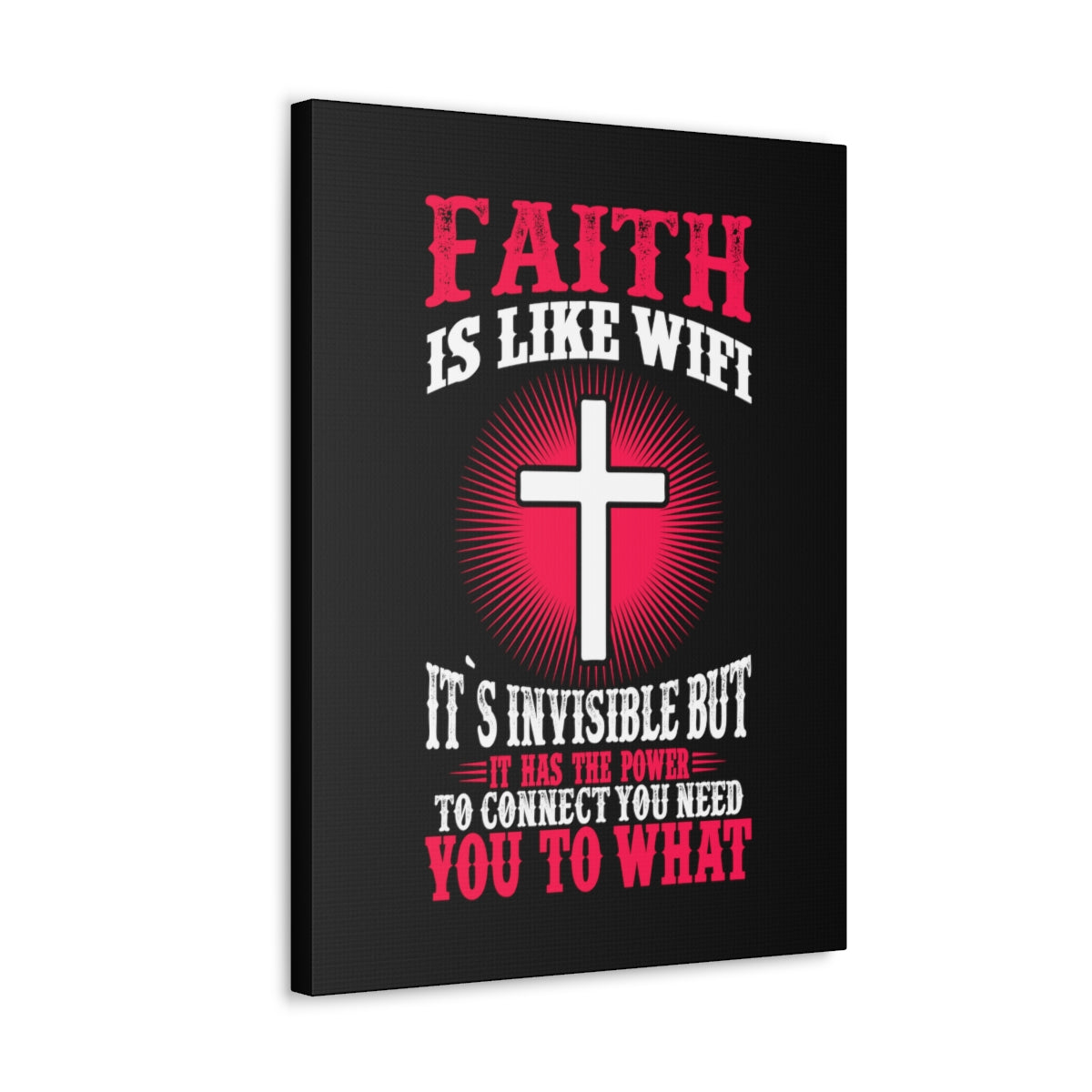 The Power To Connect James 2:22 Christian Wall Art Bible Verse Print Ready to Hang Unframed-Express Your Love Gifts