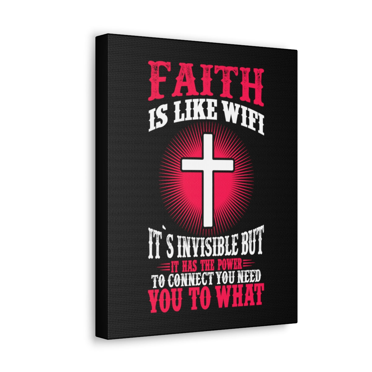 The Power To Connect James 2:22 Christian Wall Art Bible Verse Print Ready to Hang Unframed-Express Your Love Gifts