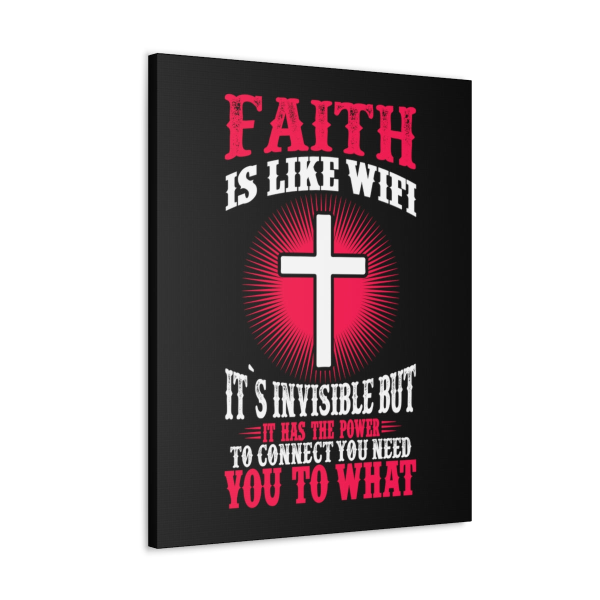 The Power To Connect James 2:22 Christian Wall Art Bible Verse Print Ready to Hang Unframed-Express Your Love Gifts