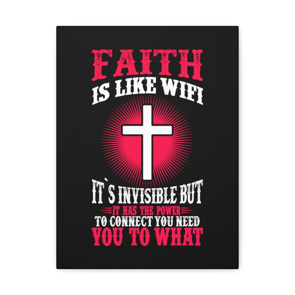 The Power To Connect James 2:22 Christian Wall Art Bible Verse Print Ready to Hang Unframed-Express Your Love Gifts