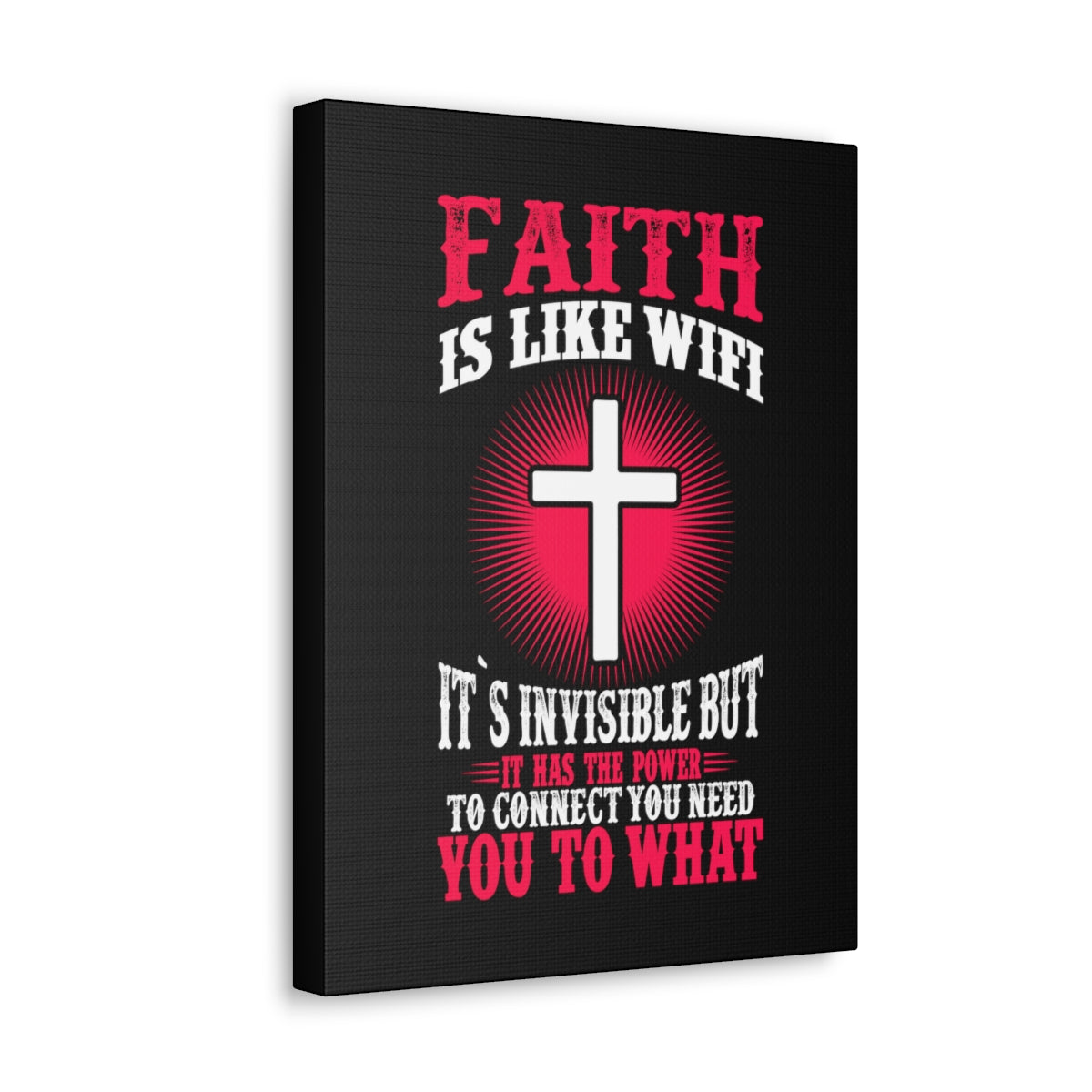 The Power To Connect James 2:22 Christian Wall Art Bible Verse Print Ready to Hang Unframed-Express Your Love Gifts