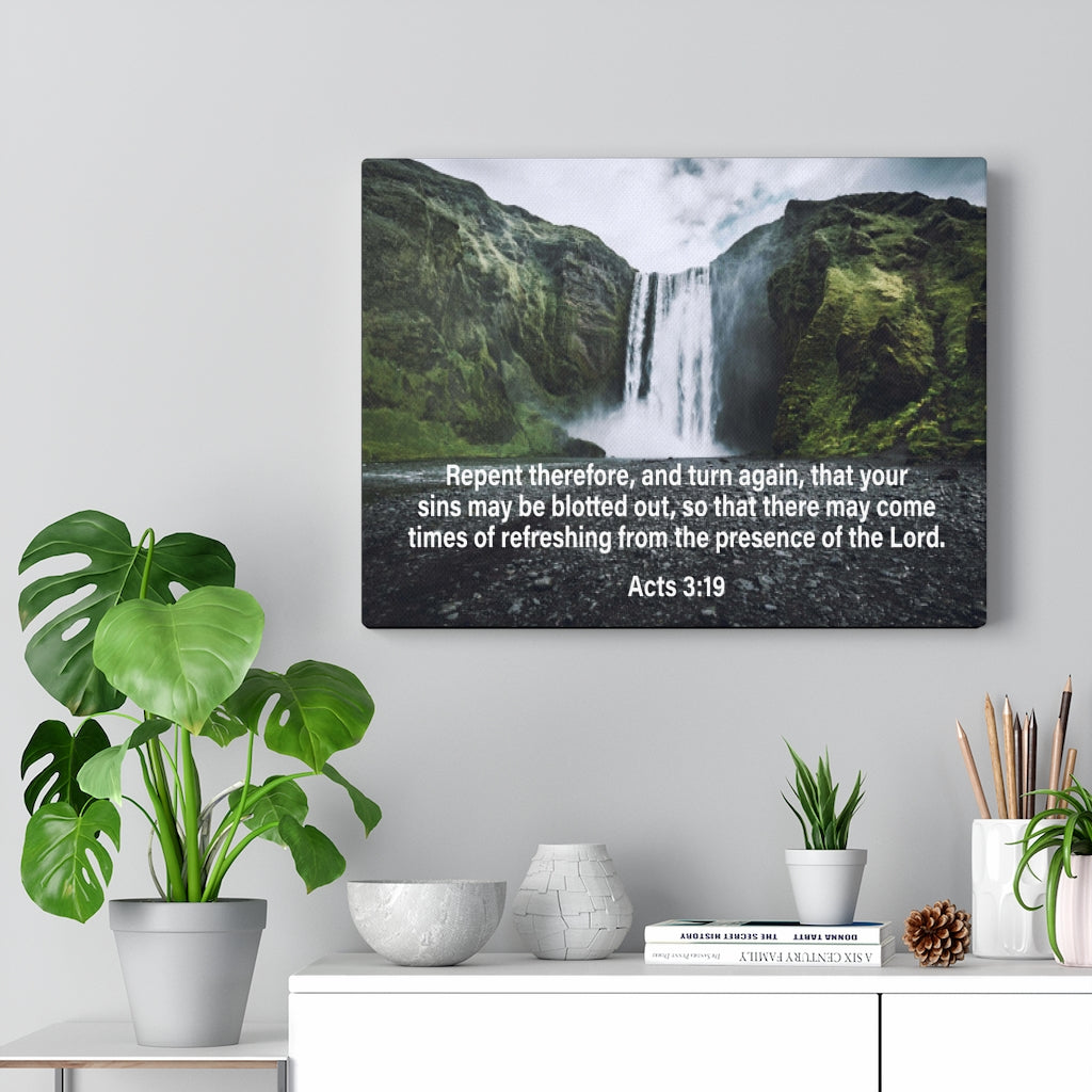 Scripture Walls The Presence of The Lord Acts 3:19 Wall Art Christian Home Decor Unframed-Express Your Love Gifts
