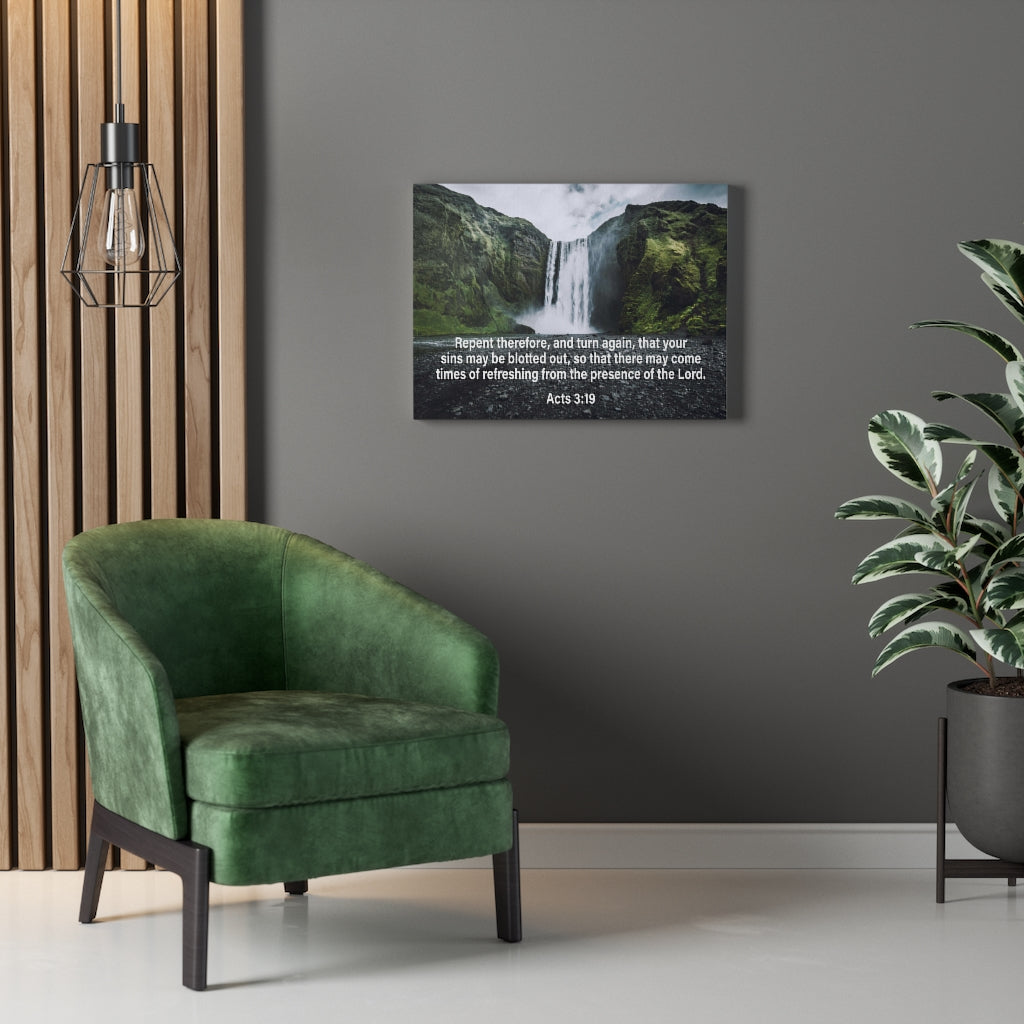 Scripture Walls The Presence of The Lord Acts 3:19 Wall Art Christian Home Decor Unframed-Express Your Love Gifts