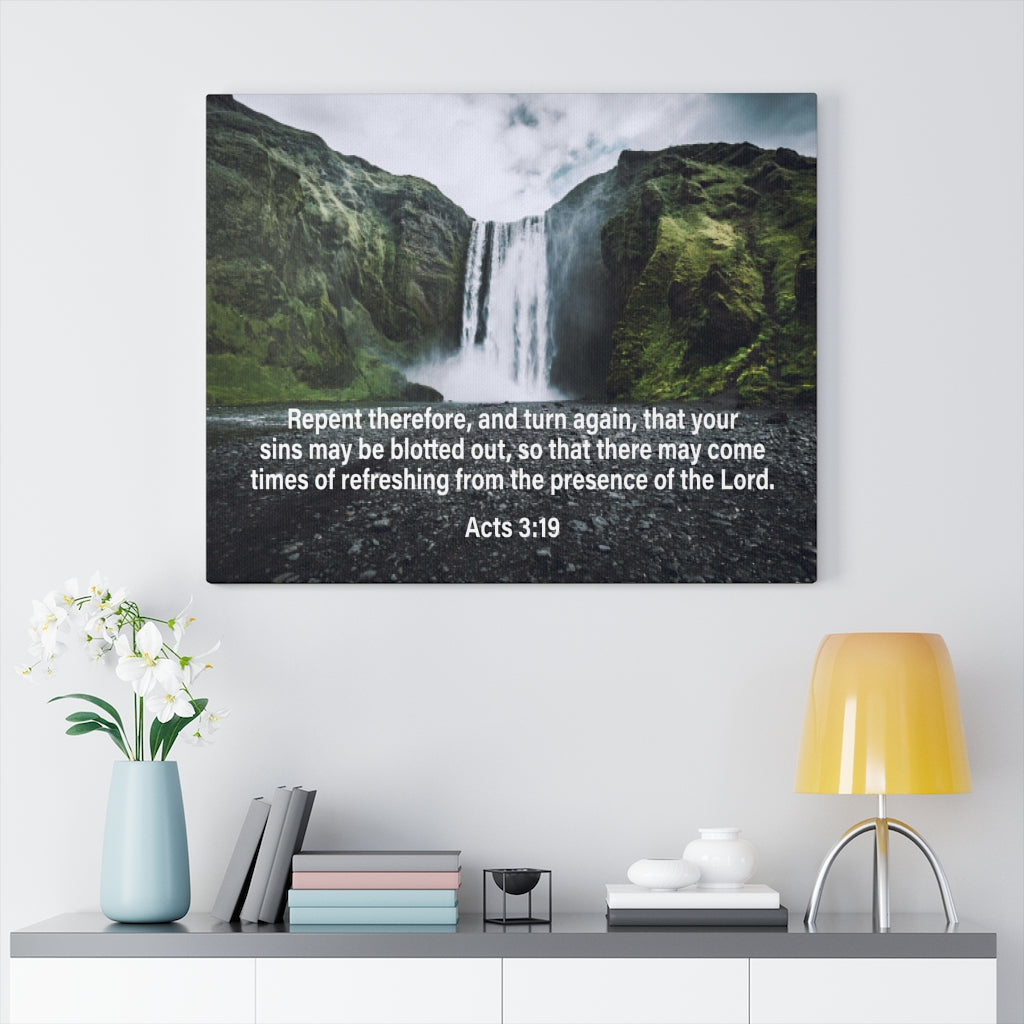 Scripture Walls The Presence of The Lord Acts 3:19 Wall Art Christian Home Decor Unframed-Express Your Love Gifts