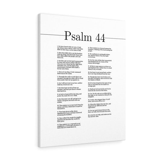 The Secrets Of The Heart Psalm 44 Bible Verse Canvas Christian Wall Art Ready to Hang Unframed-Express Your Love Gifts