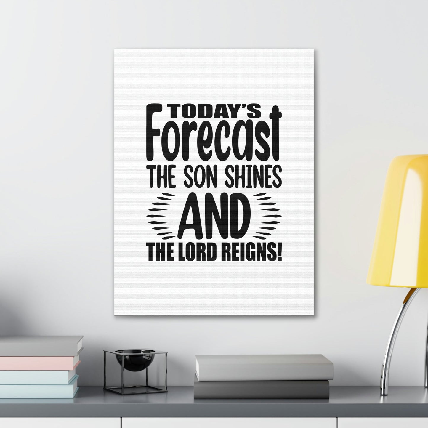 The Son Shines And The Lord Reigns Isaiah 60:1 Christian Wall Art Bible Verse Print Ready to Hang Unframed-Express Your Love Gifts