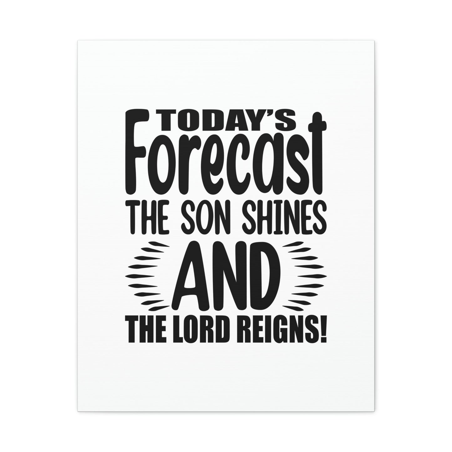 The Son Shines And The Lord Reigns Isaiah 60:1 Christian Wall Art Bible Verse Print Ready to Hang Unframed-Express Your Love Gifts