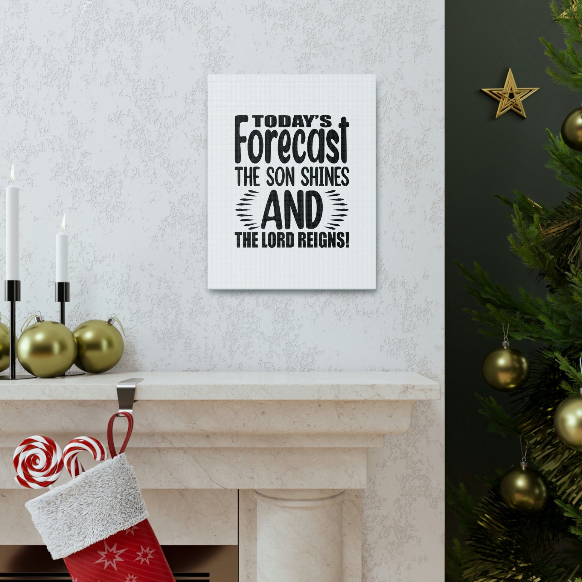 The Son Shines And The Lord Reigns Isaiah 60:1 Christian Wall Art Bible Verse Print Ready to Hang Unframed-Express Your Love Gifts