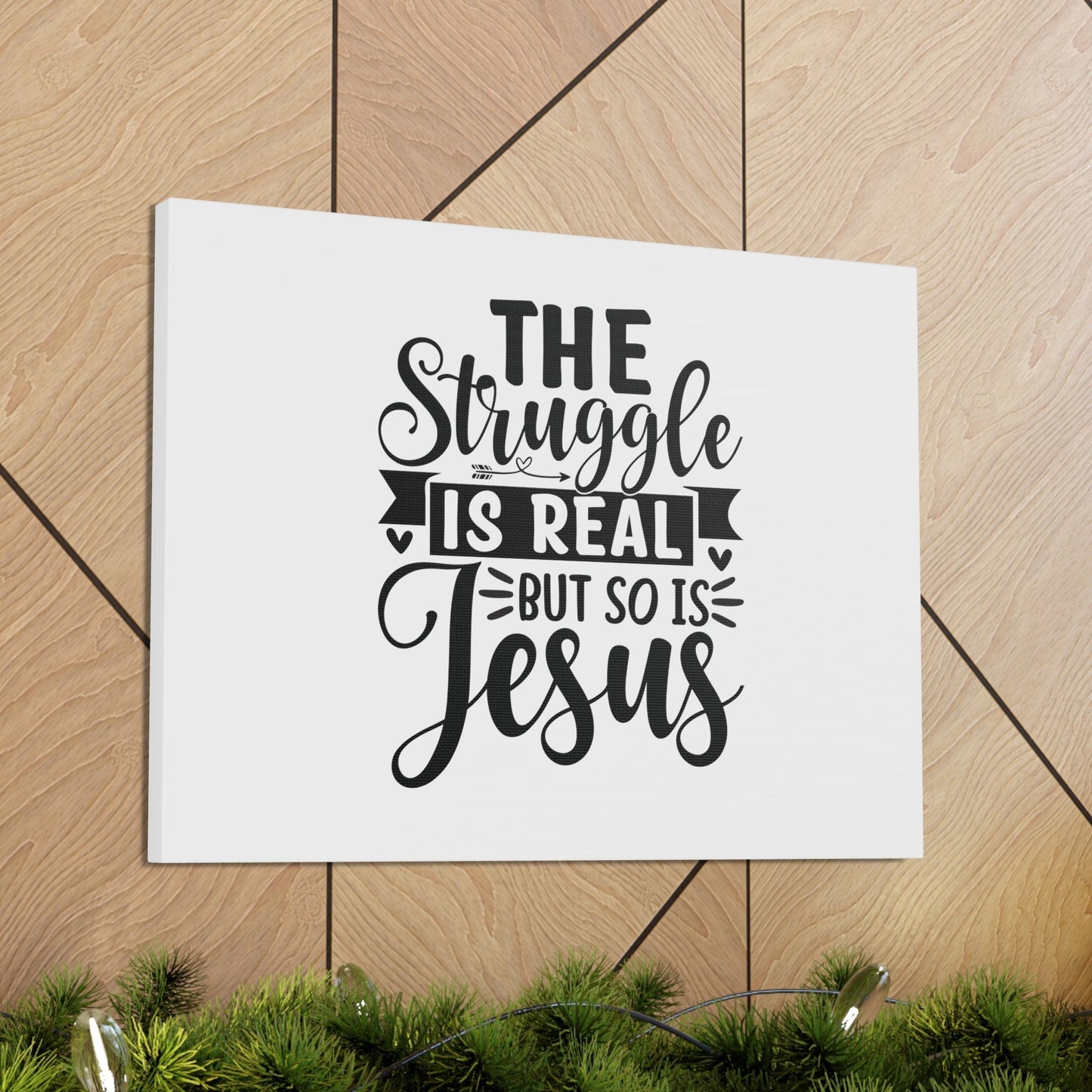 The Struggle Is Real Colossians 1:16 Christian Wall Art Bible Verse Print Ready to Hang Unframed-Express Your Love Gifts