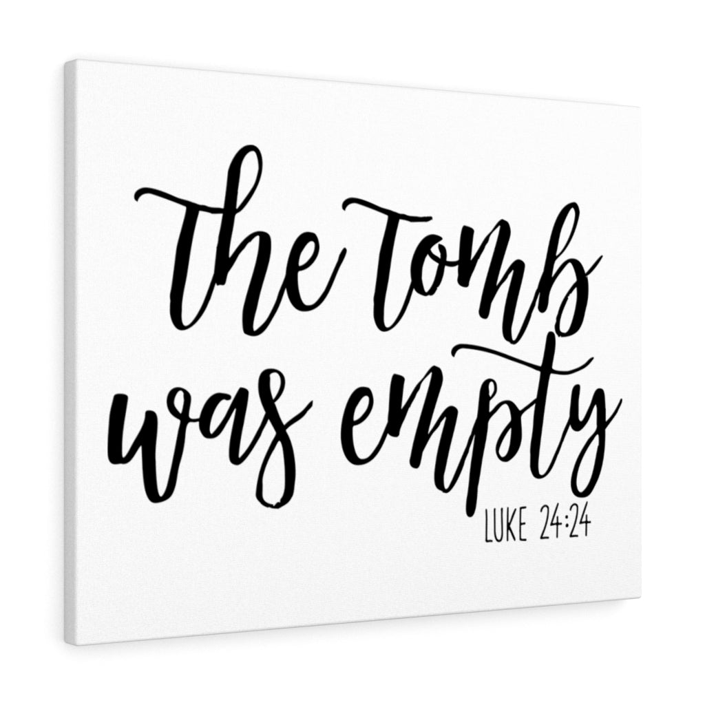 The Tomb Luke 24:24 Bible Verse Canvas Christian Wall Art Ready to Hang Unframed-Express Your Love Gifts